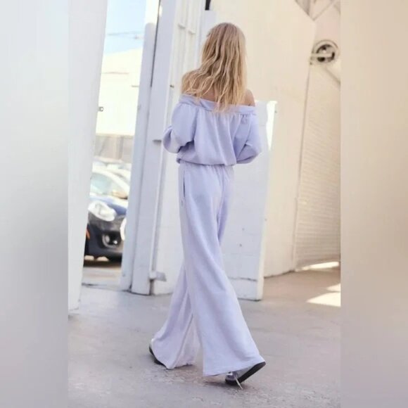 NWOT w/ flaw- Free People Movement One To Beat Onesie In Lavender Shadow - Picture 4 of 9